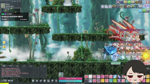 메이플) 이끼 달팽이 10시간째.. 수리검 1개 득