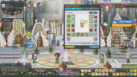 [메이플/베라/챌4섭]300패파1위 ⭐시청자950억템셋팅中⭐ 사냥/템진단/소통 中