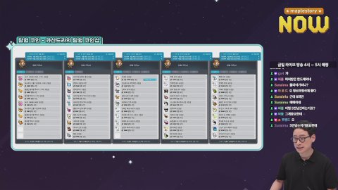 [에오스] 9월 메이플스토리 NOW 라이브 방송 대기실