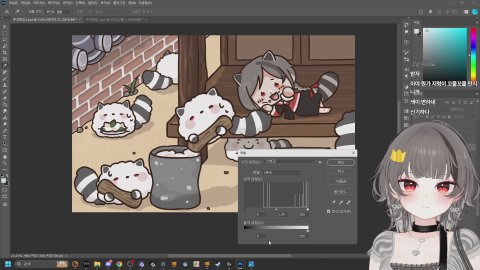 라쿠니ㆍ 방송 화면